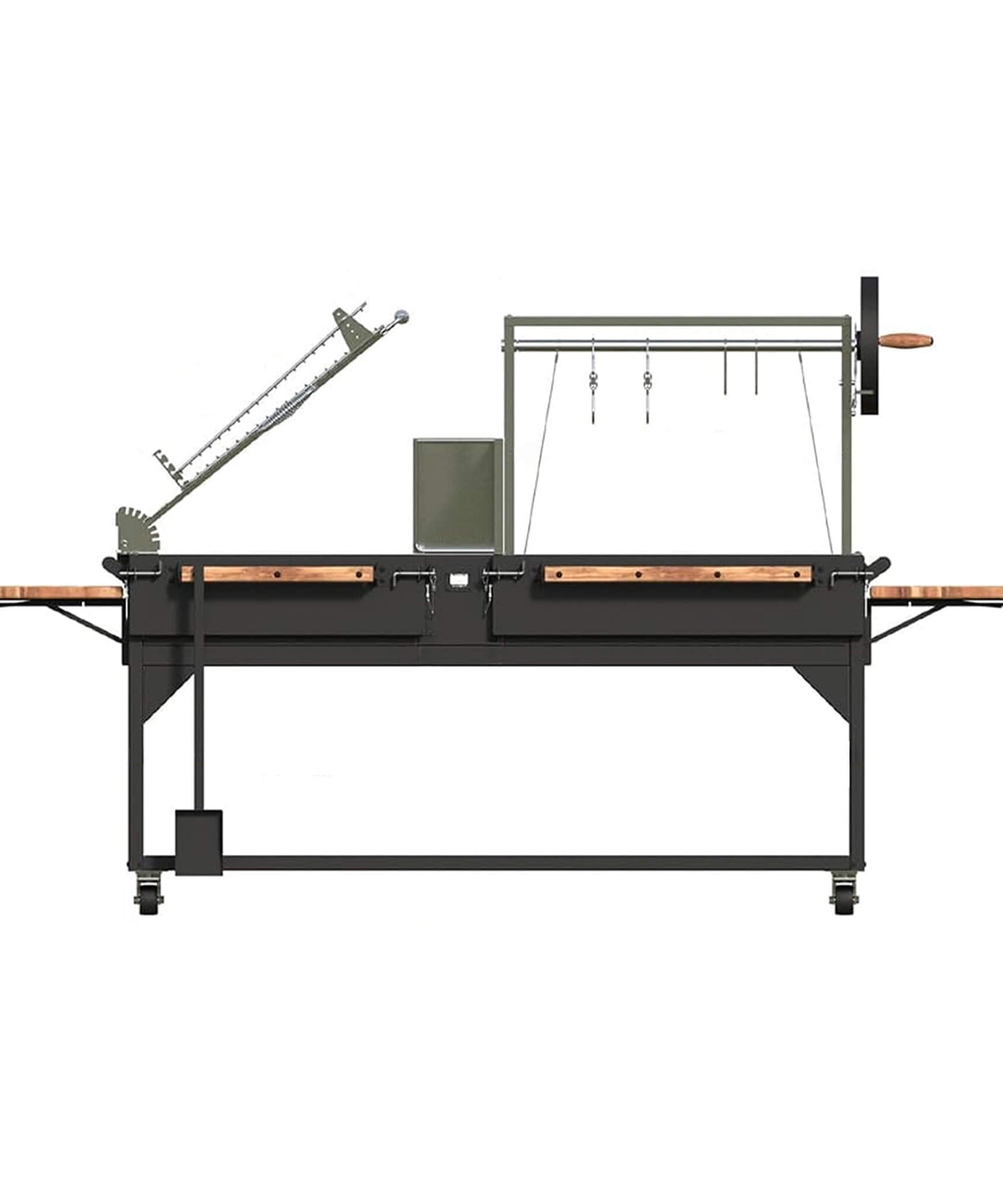 [09X02FT] Extra-Large Argentine Santa Maria Wood Fire And Charcoal BBQ Grill With Brasero (SAK75186)