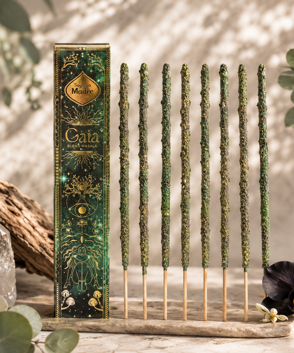 Green Shimmer Gaia Incense Sticks
