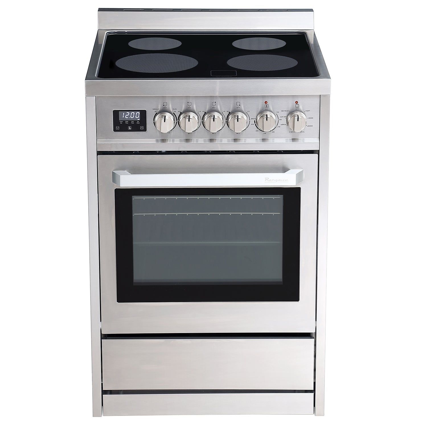 Rangaire 24" Elektroherd AirFry Umluftofen Freistehend Edelstahl RRE241TS