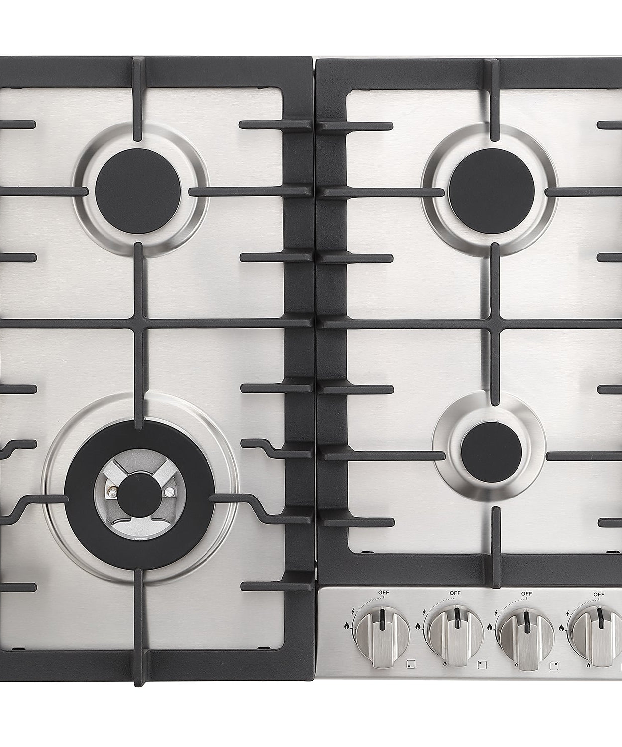 Rangaire 24" Gas-Kochfeld 4 Brenner Edelstahl RCG241S