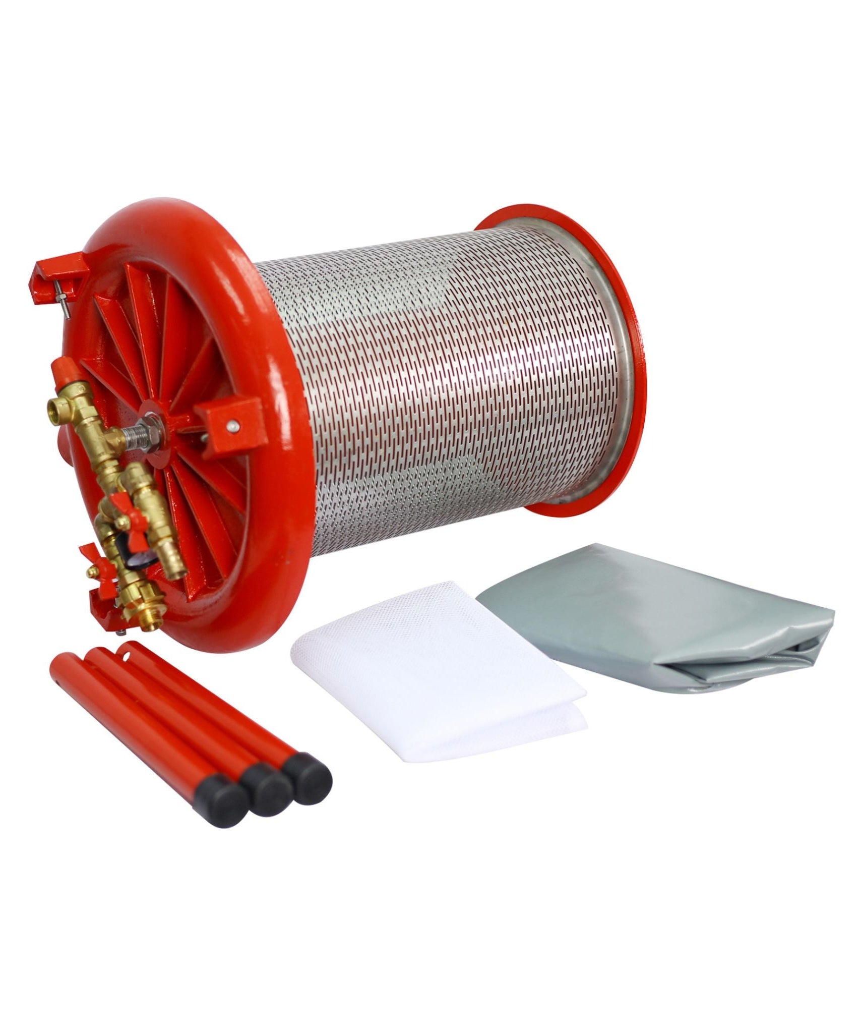 10-Gal Stainless Steel Hydraulic Fruit Wine Apple Press (SAK85622)