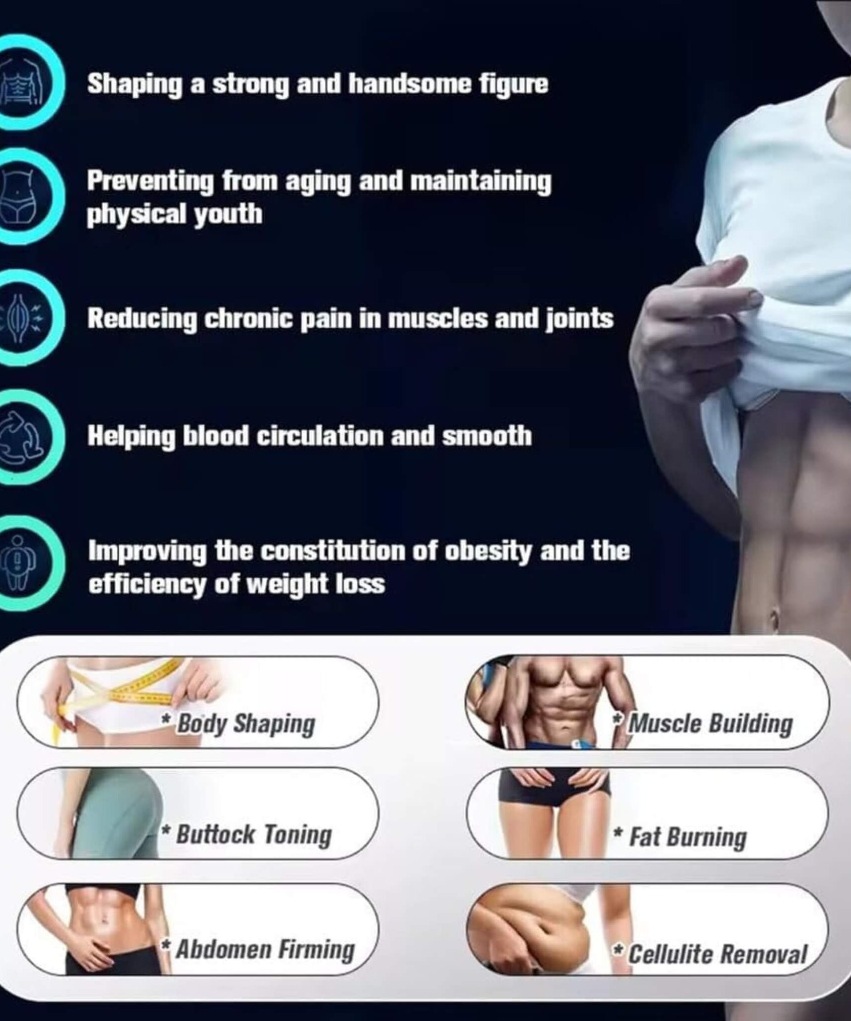 10-In-1 Full-Body Anti-Aging Skin Firming And Lifting Device (SAK78125)