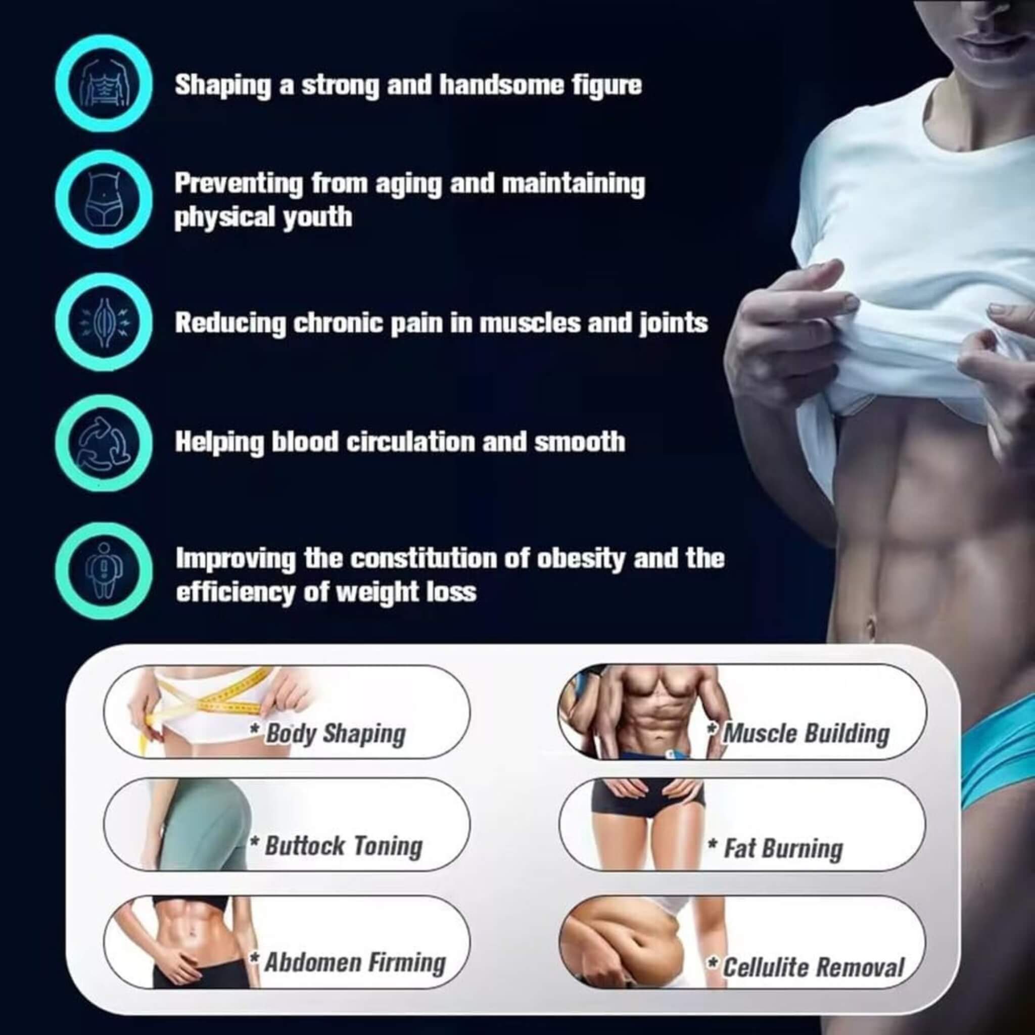 10-In-1 Full-Body Anti-Aging Skin Firming And Lifting Device (SAK78125)