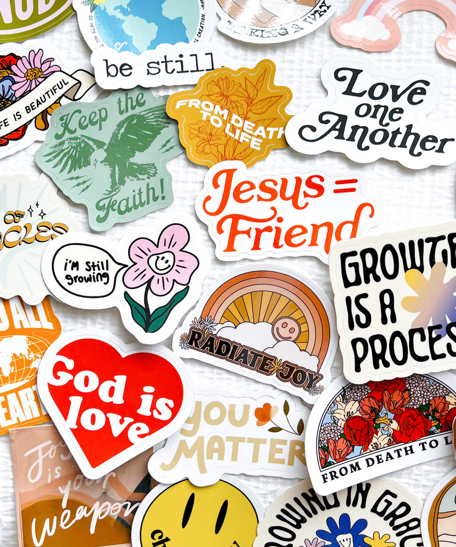 50 zufällige Sticker