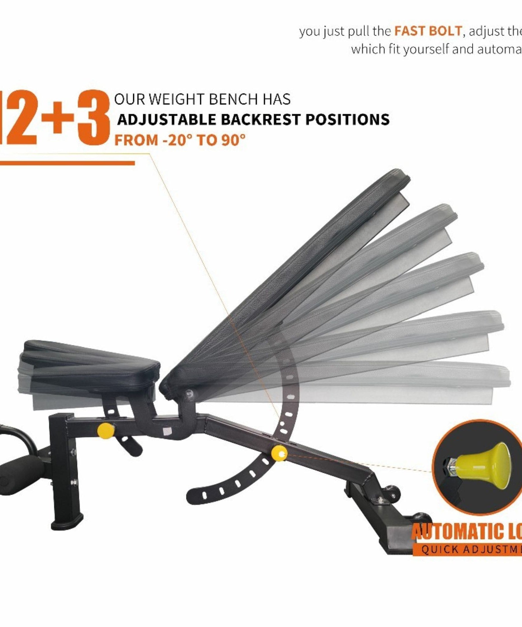 Rovix 1000LBS Multi-Functional Barbell Rack Squat Power Cage With Weight Bench (SAK35822)