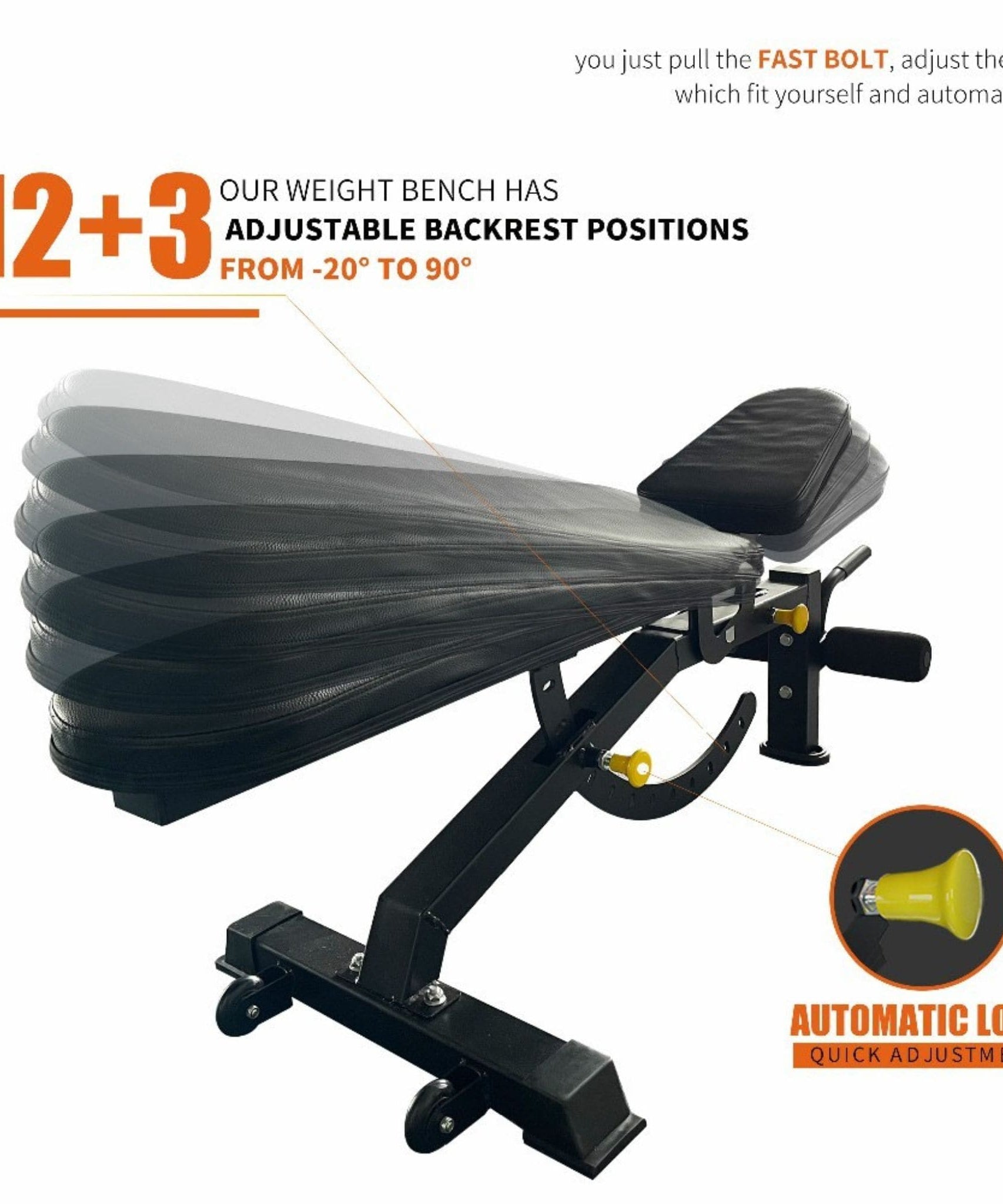 Rovix 1000LBS Multi-Functional Barbell Rack Squat Power Cage With Weight Bench (SAK35822)