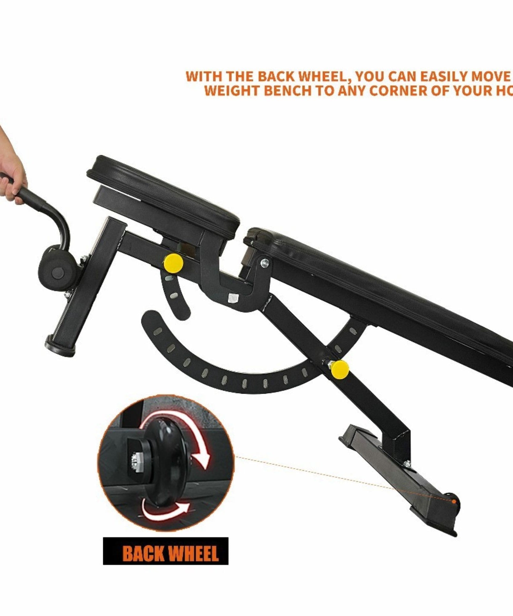 Rovix 1000LBS Multi-Functional Barbell Rack Squat Power Cage With Weight Bench (SAK35822)