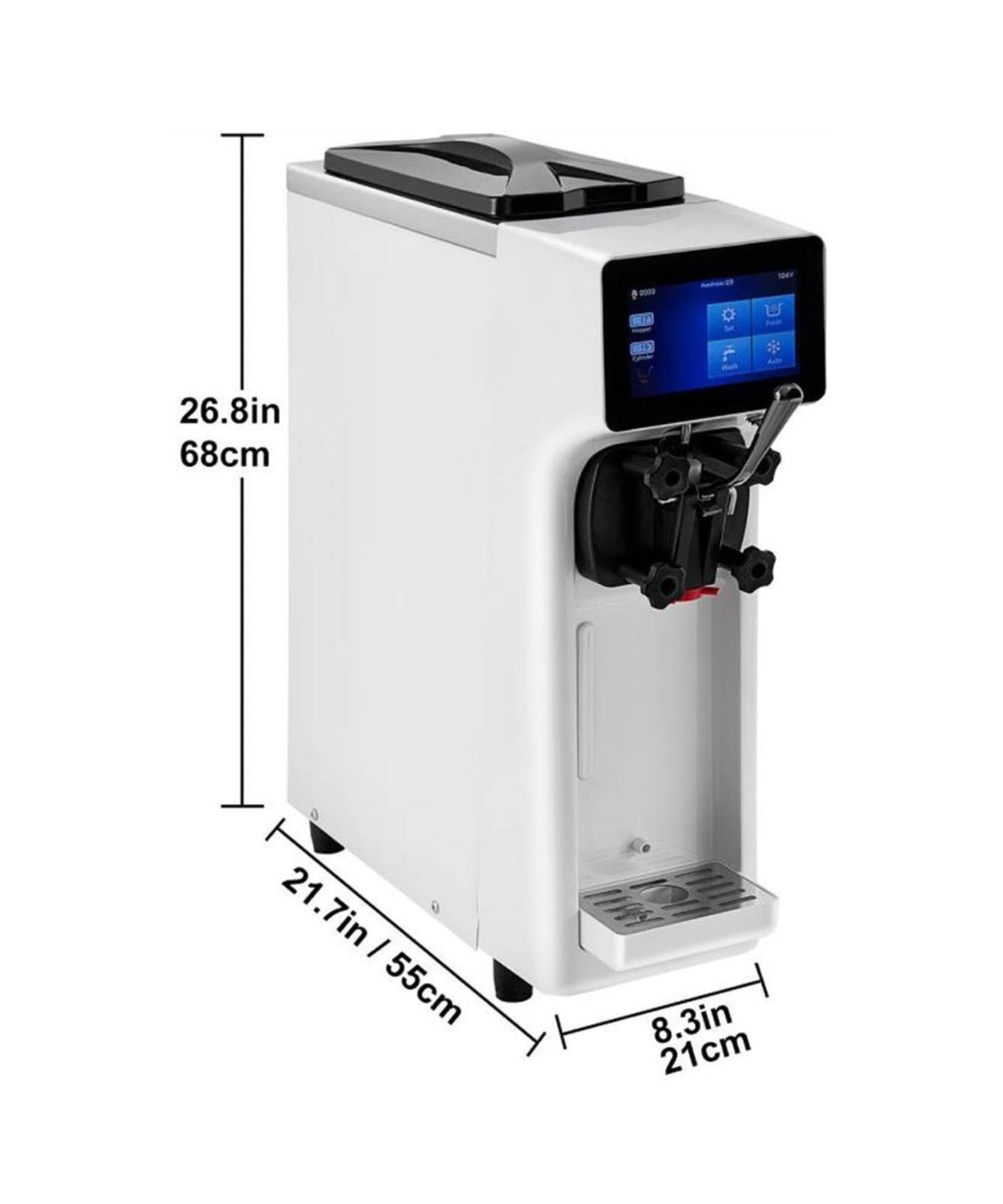 1000W Commercial 4.0L Home Soft Serve Frozen Yogurt Ice Cream Maker Machine (SAK83425)