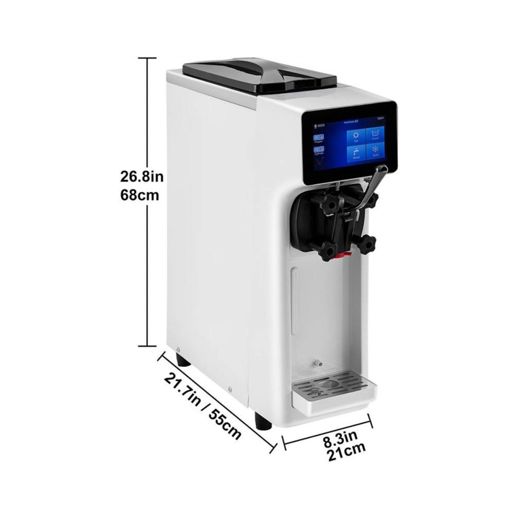 1000W Commercial 4.0L Home Soft Serve Frozen Yogurt Ice Cream Maker Machine (SAK83425)