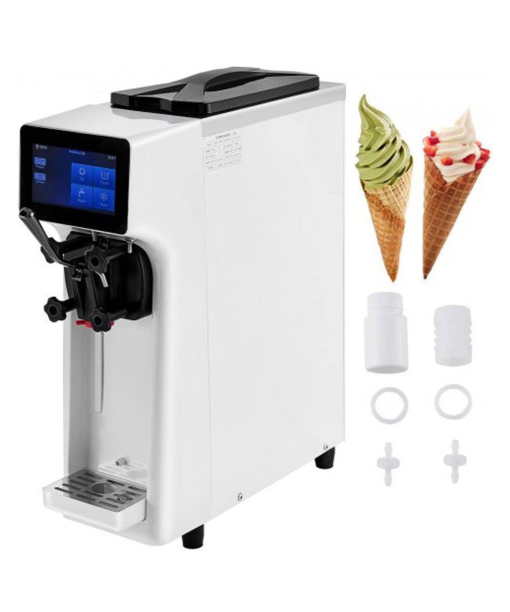 1000W Commercial 4.0L Home Soft Serve Frozen Yogurt Ice Cream Maker Machine (SAK83425)