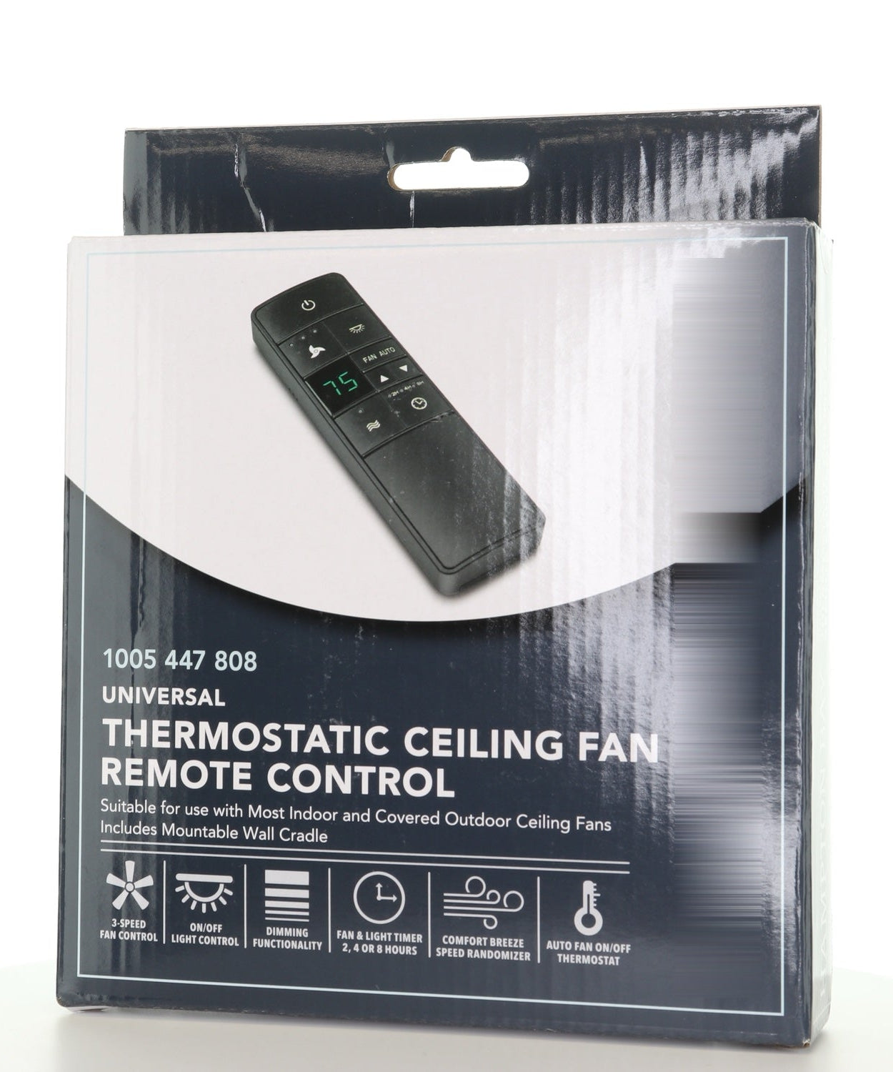 Hampton Bay 3-Speed Universal Ceiling Fan Kit with Thermostatic Remote Control (Damp Rated)