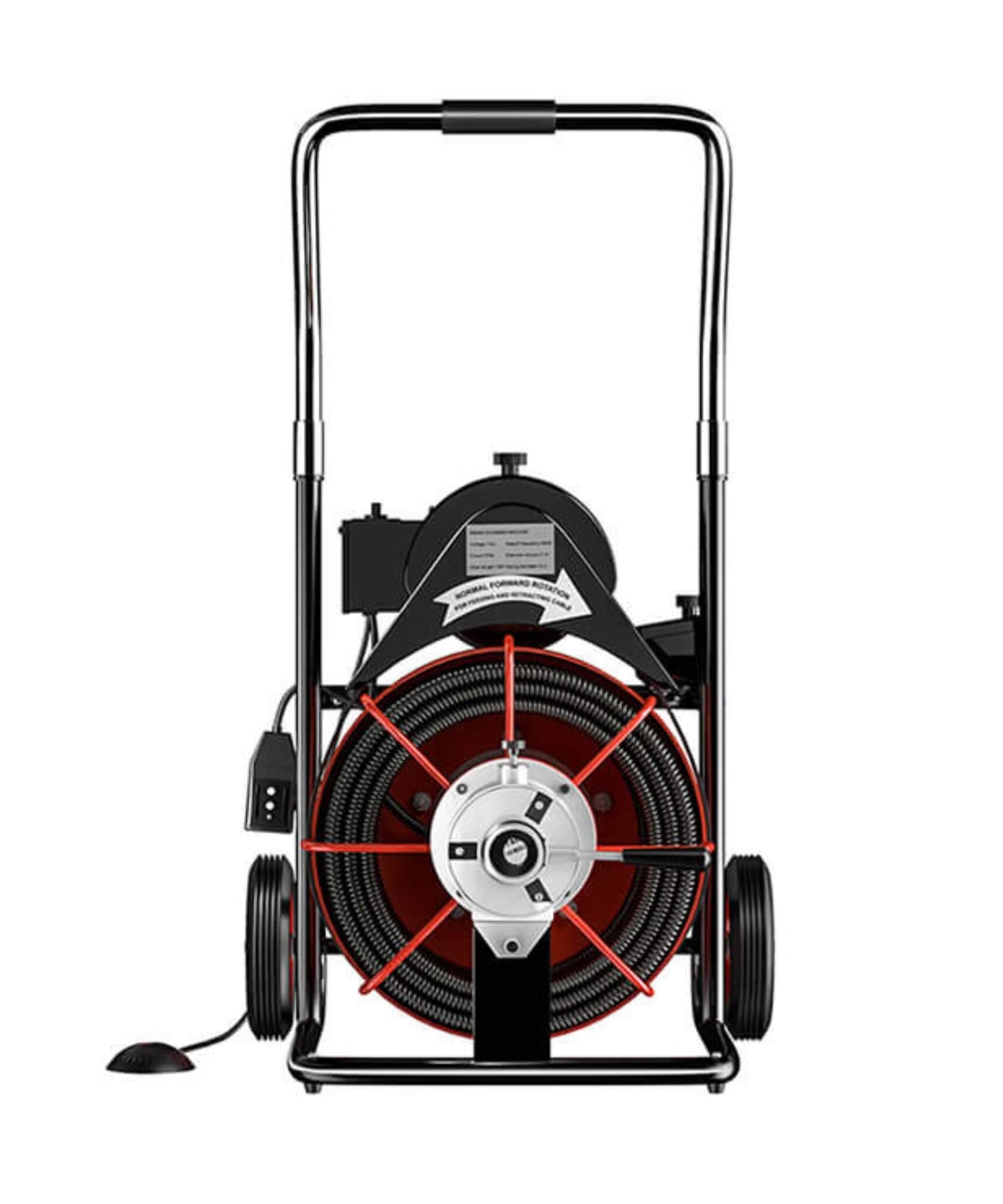 [100FTX3/8"] Electric Sewer Drain Cleaner Snake Clog Machine W/ Cutter (SAK53785)