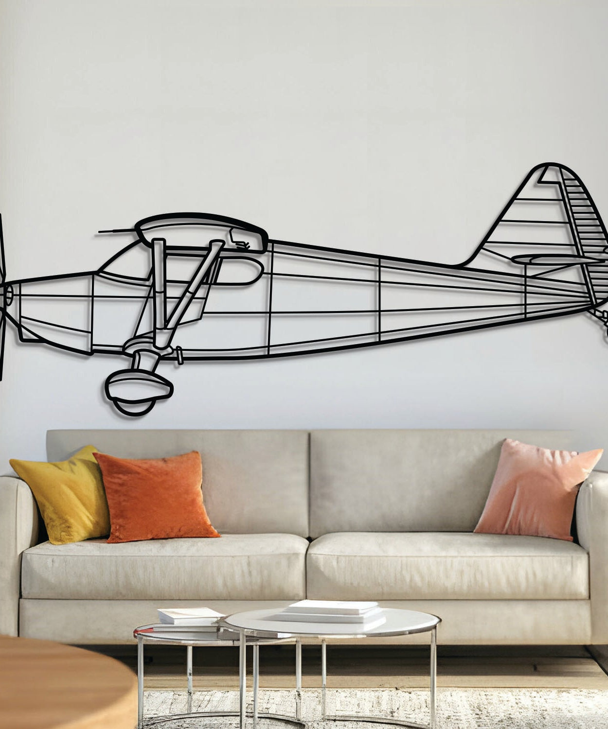 108-2 Metal Aircraft Wall Art - NCP0453
