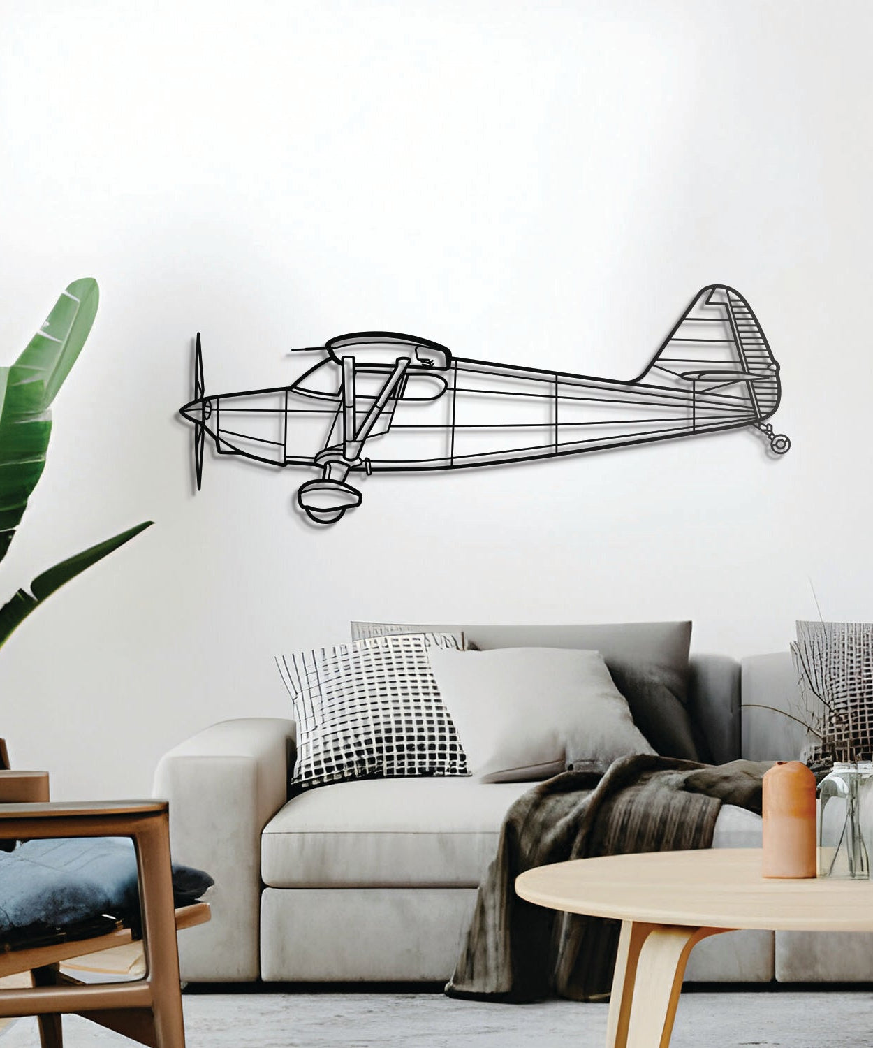 108-2 Metal Aircraft Wall Art - NCP0453