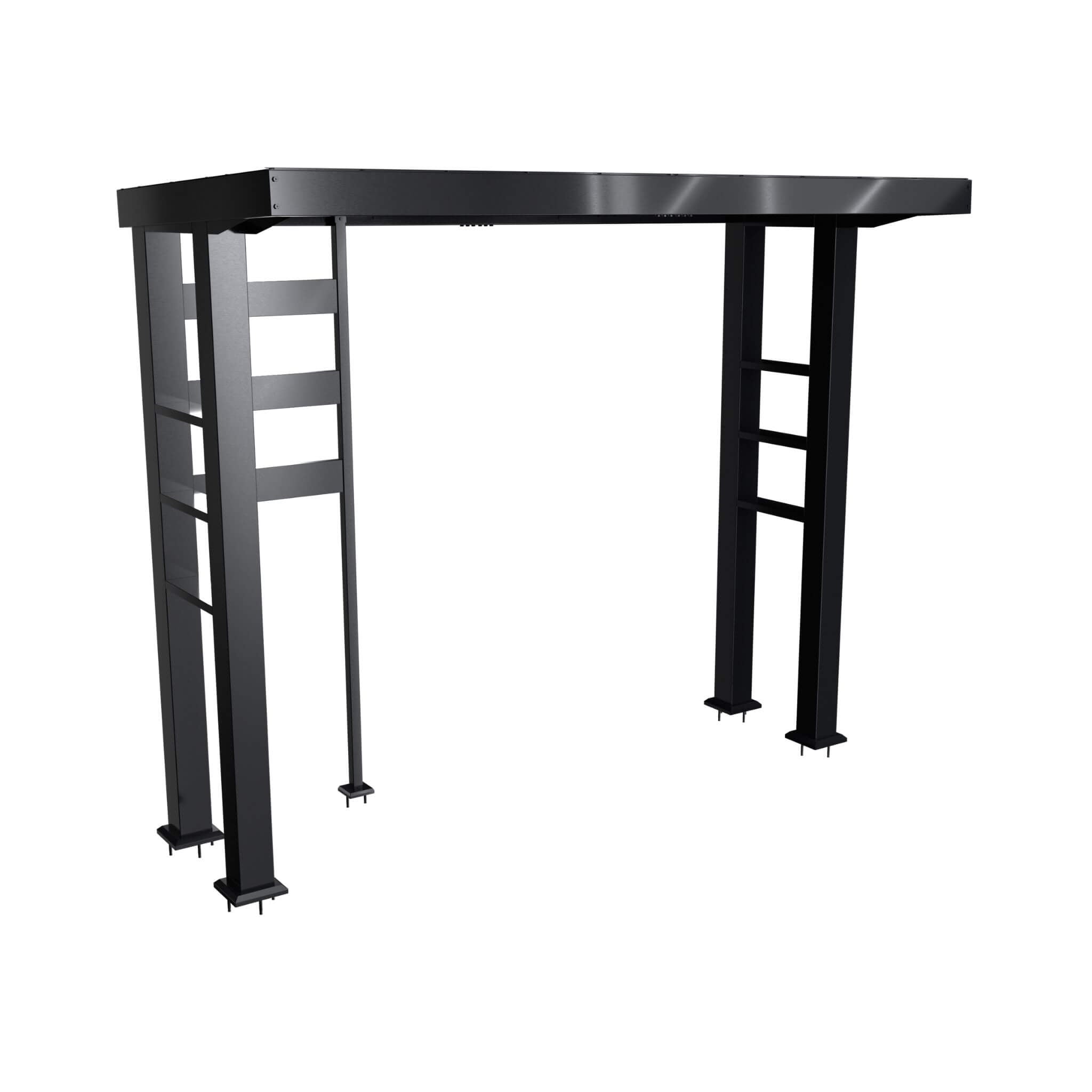 Castelle Flame Blaze 108-Inch 6-Burner 85K BTU Deluxe Stainless Steel Liquid Propane Outdoor Kitchen Grill Island With Wine Cooler, Rotisserie, Cabinets, And Granite Countertops (SAK58310)