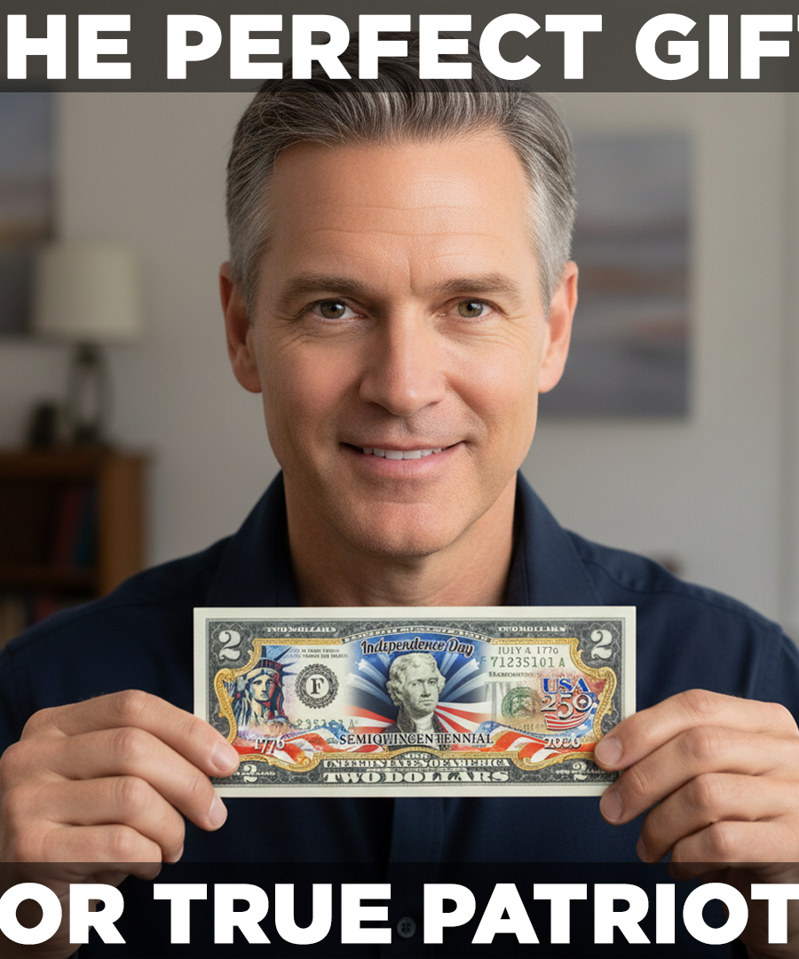 Amerikas 250. Jubiläum 2-Dollar-Schein | Unabhängigkeitstag zweiseitig