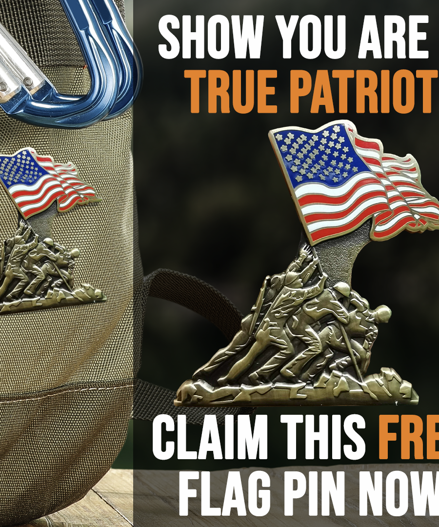 Iwo Jima 80. Jubiläum Emaille-Pin
