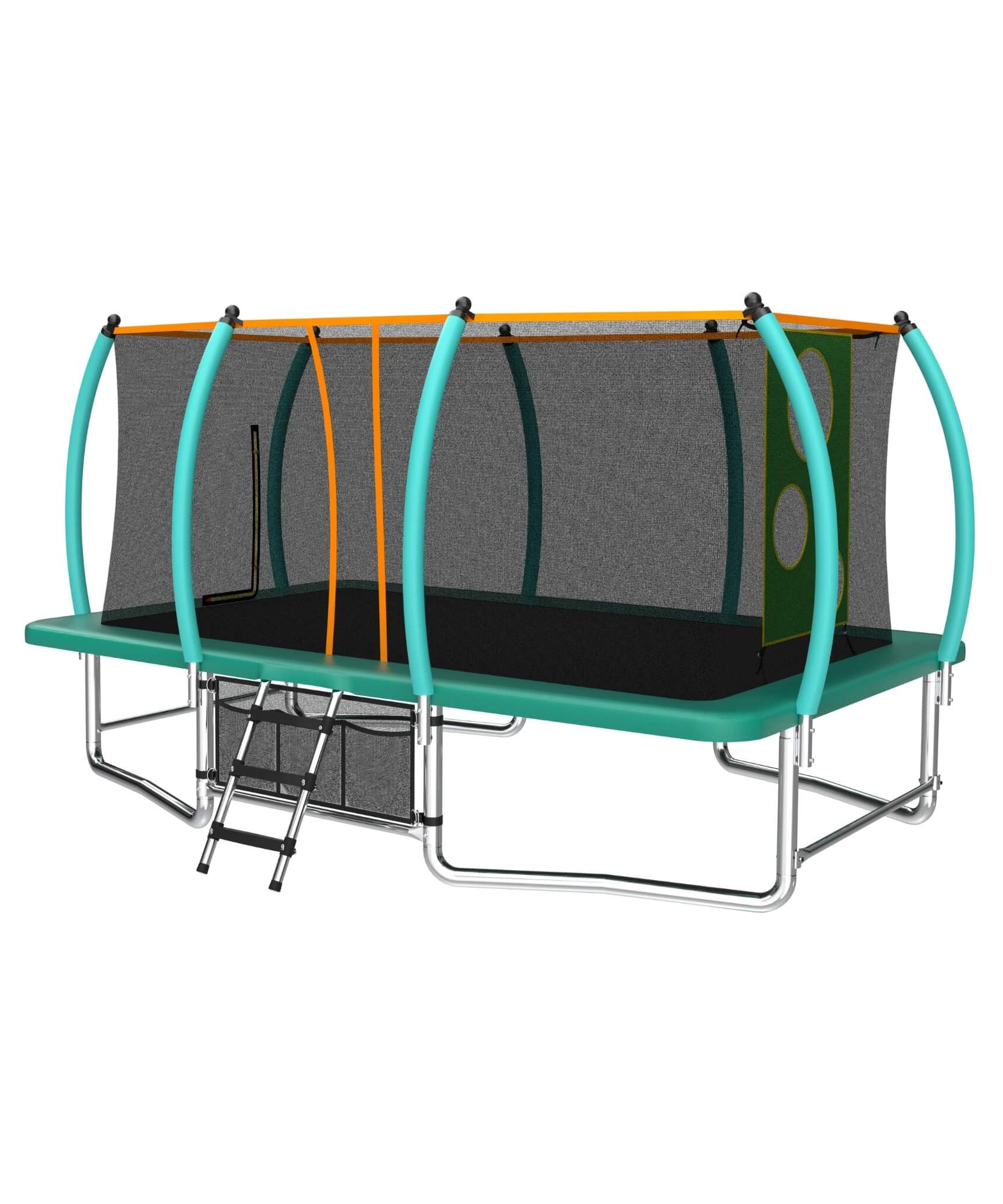 [10X16FT] Large Outdoor Rectangular Trampoline With Netting (SAK83017)