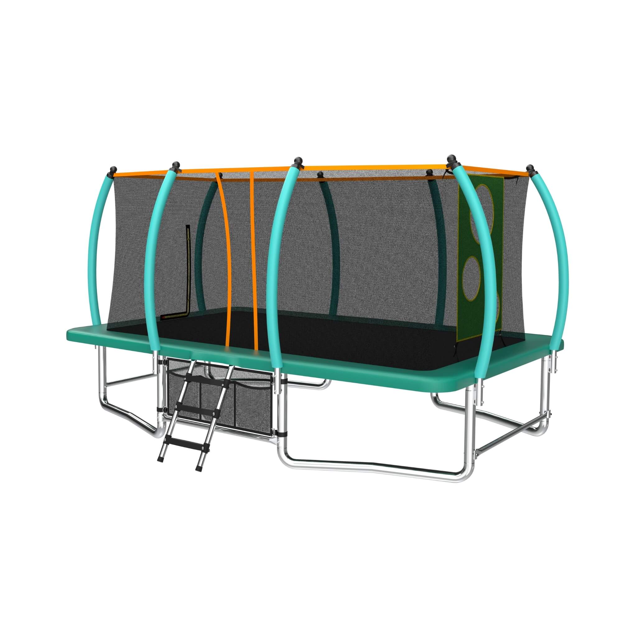 [10X16FT] Large Outdoor Rectangular Trampoline With Netting (SAK83017)