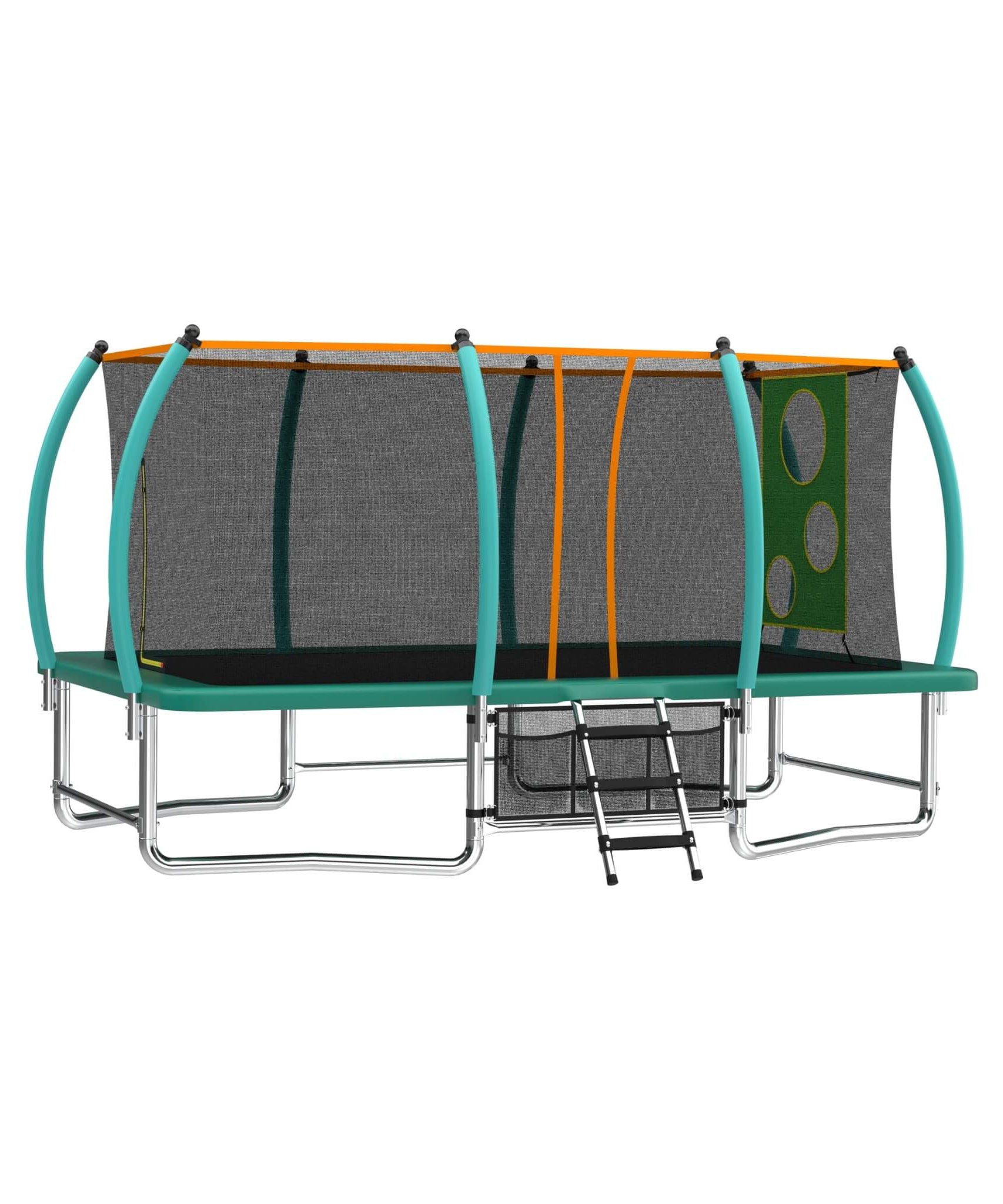 [10X16FT] Large Outdoor Rectangular Trampoline With Netting (SAK83017)