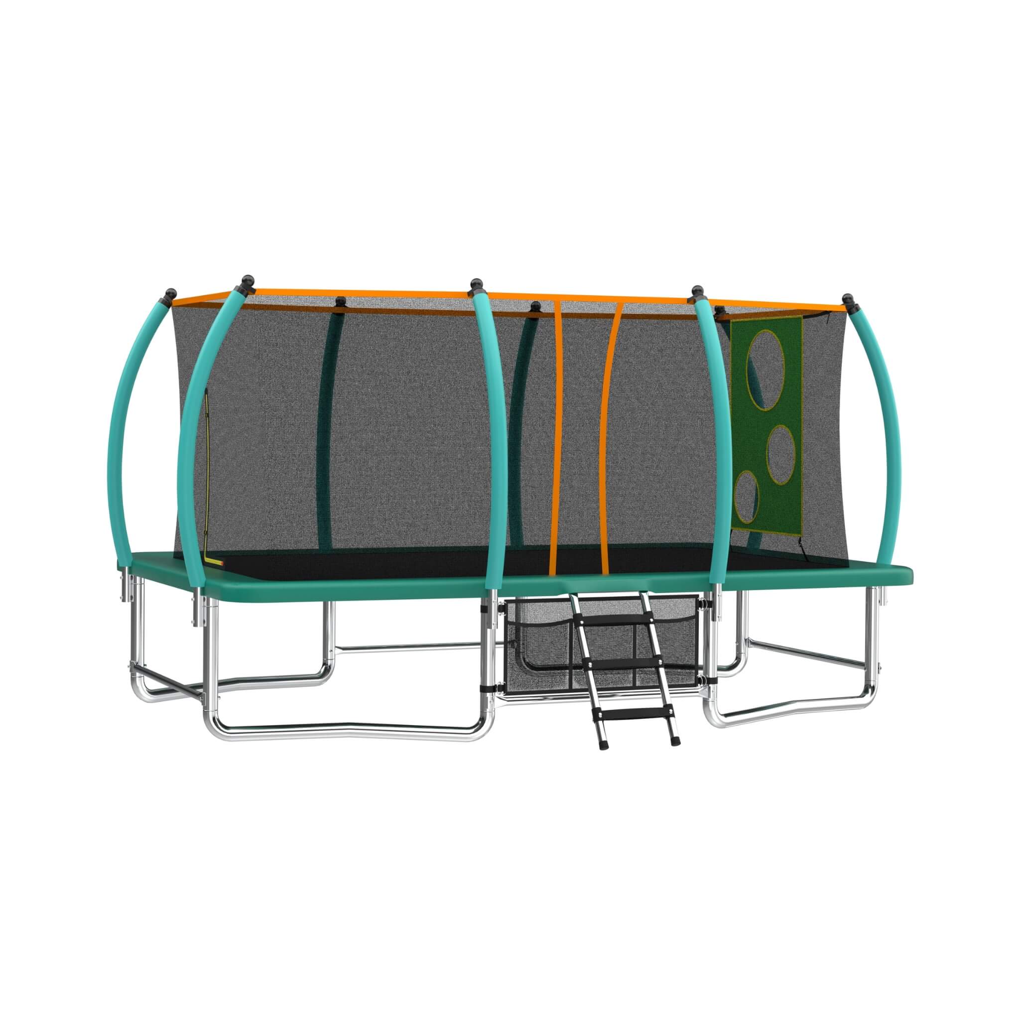 [10X16FT] Large Outdoor Rectangular Trampoline With Netting (SAK83017)