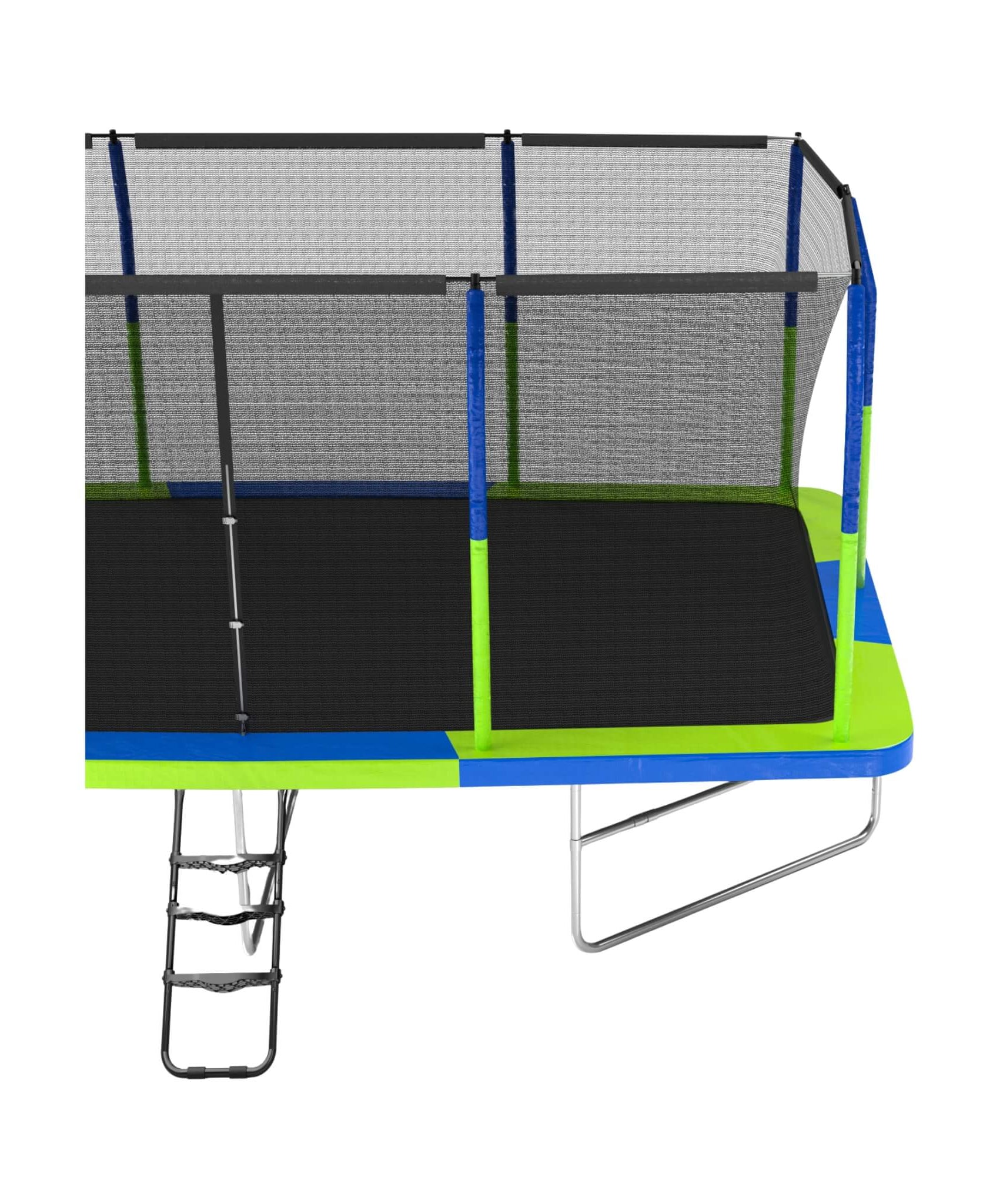 [10X17FT] Premium Rectangular Trampoline With 10 Poles And Crossbeam (SAK35179)