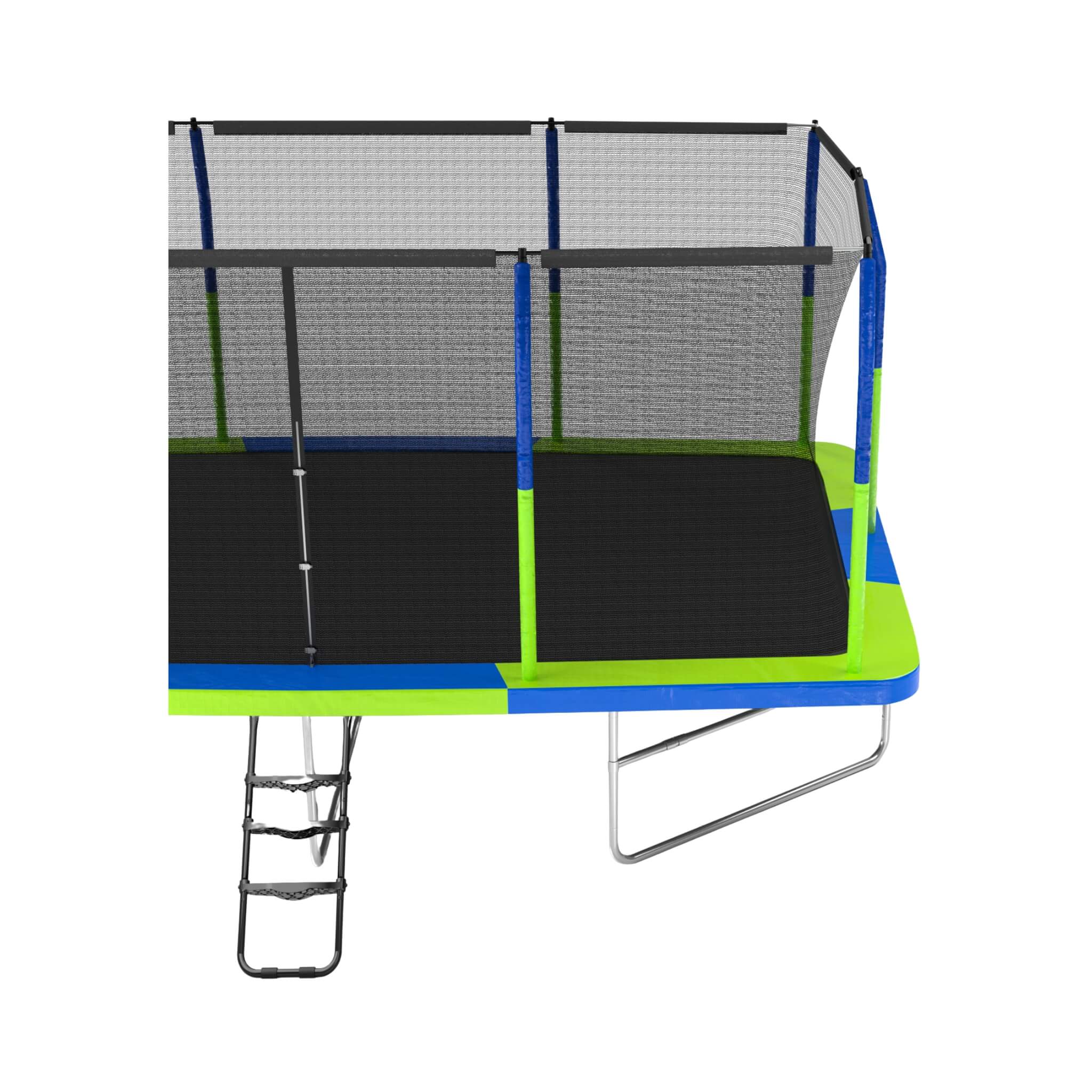 [10X17FT] Premium Rectangular Trampoline With 10 Poles And Crossbeam (SAK35179)