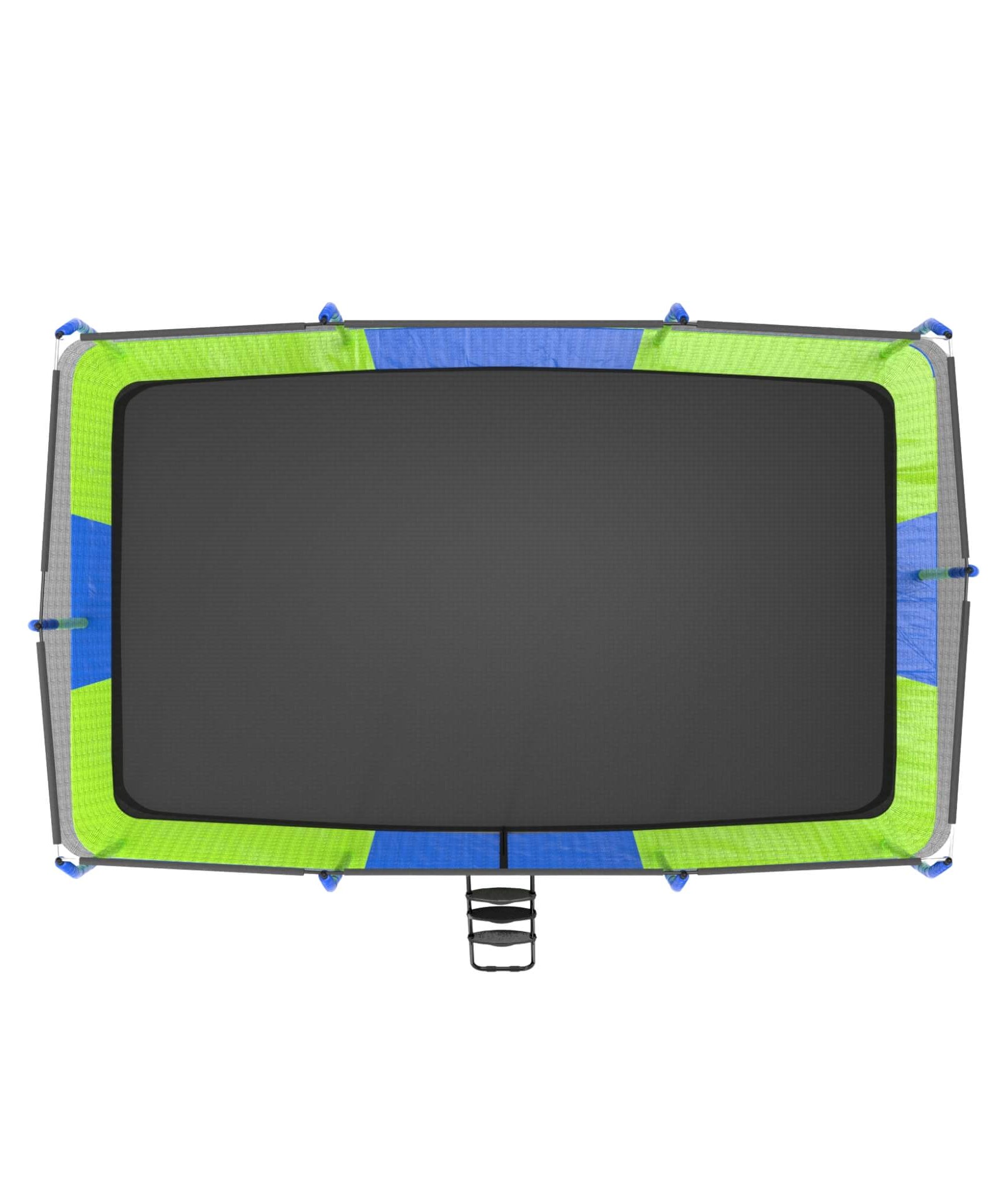 [10X17FT] Premium Rectangular Trampoline With 10 Poles And Crossbeam (SAK35179)