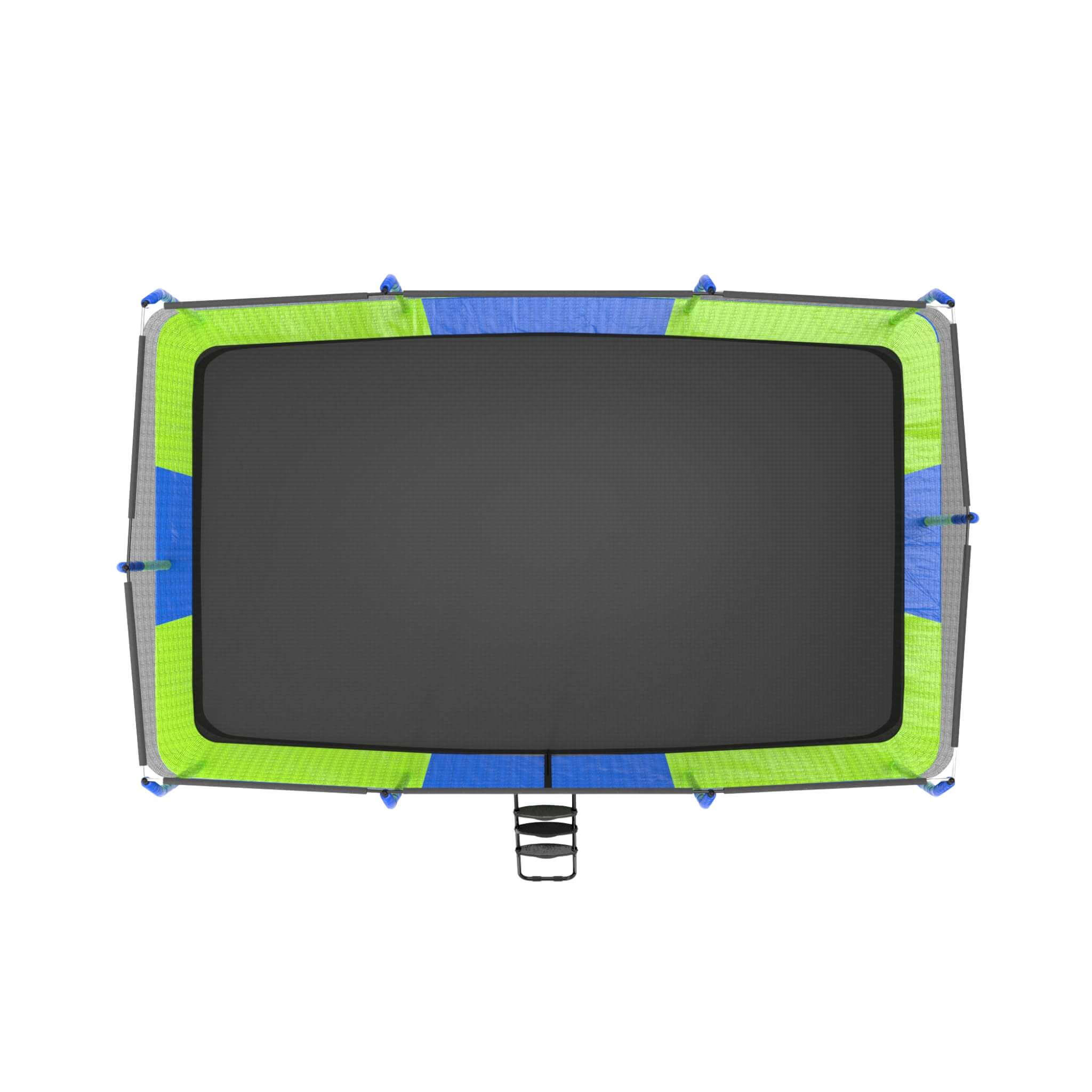 [10X17FT] Premium Rectangular Trampoline With 10 Poles And Crossbeam (SAK35179)