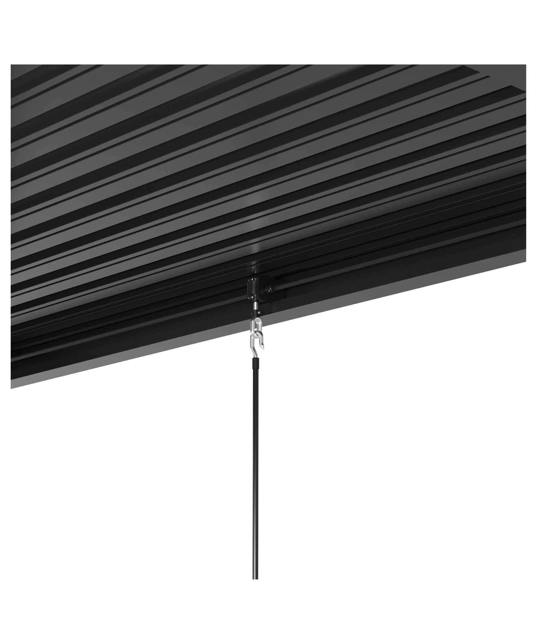 [10X19FT] Alora Modern Durable All-Weather Outdoor Pergola With Aluminum Frame And Steel Louvers (SAK32691)