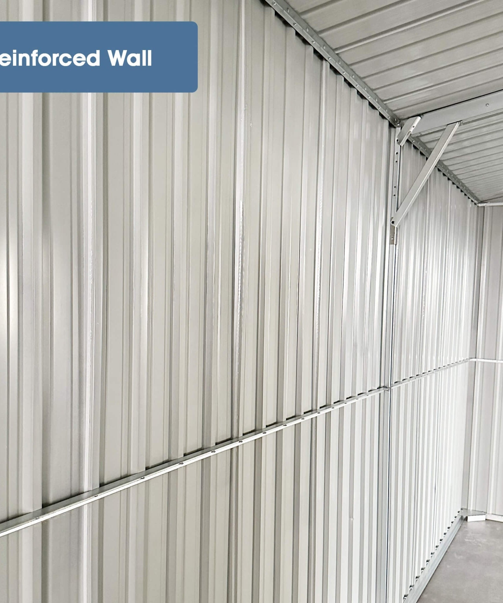 [10X20FT] Alora Heavy-Duty Multipurpose Outdoor All-Weather Utility Garage Storage Shed With Air Vents (SAK74834)