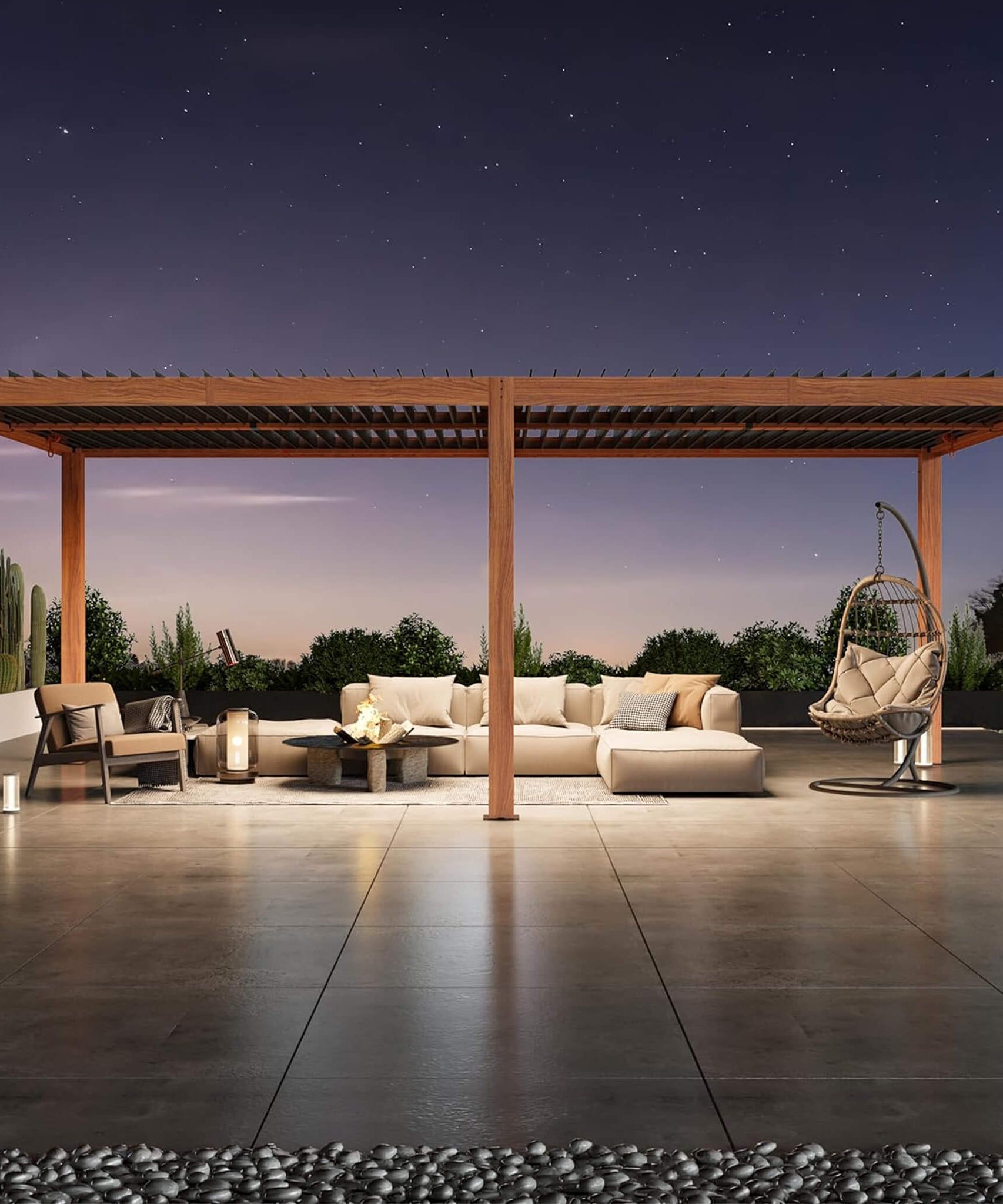 [10X20FT] Alora Heavy-Duty Luxury Outdoor Pergola With Adjustable Louvers And Integrated Drainage (SAK42670)