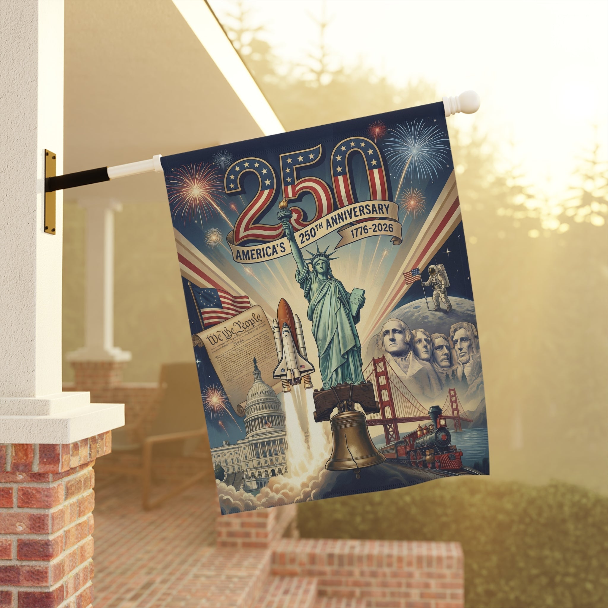 Amerika's 250. Jubiläum Gartenfahne & Hausbanner