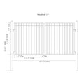 [12-18FT] Heavy-Duty Madrid-Style Premium Steel Dual-Swing Driveway Gate (SAK38546)