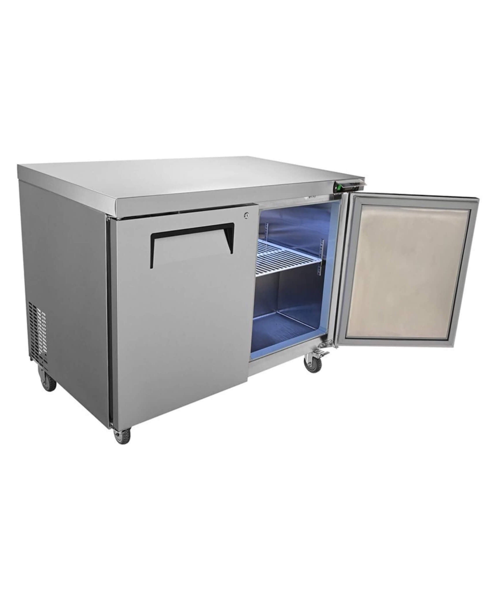 12.9 Cu.Ft 2-Door 48-Inch Commercial Stainless Steel Worktop Undercounter Refrigerator (SAK26049)