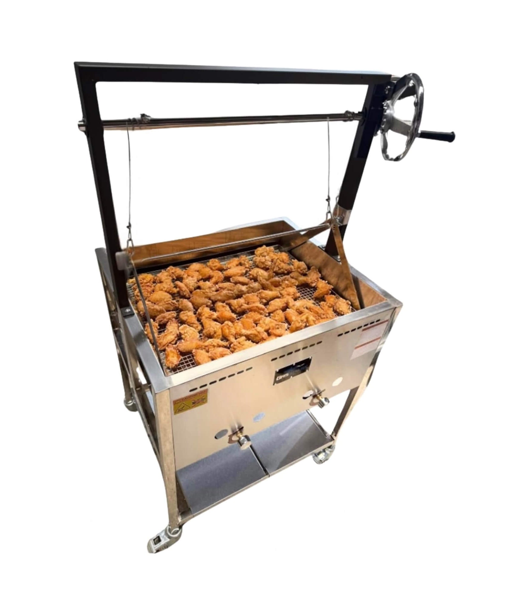 12-Gallon Commercial Outdoor Propane Deep Fryer With Cart (SAK69023)