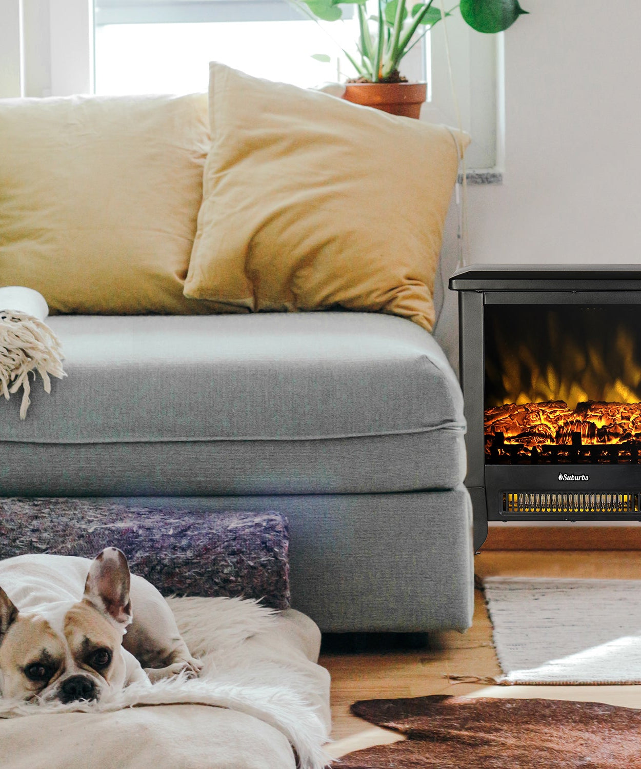 (Open Box) Suburbs TS17 Electric Fireplace Stove