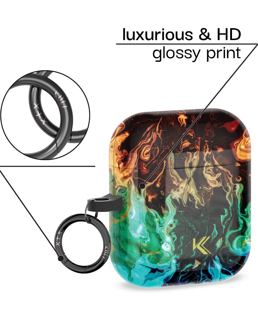 Misty Rainbow AirPods-Hülle