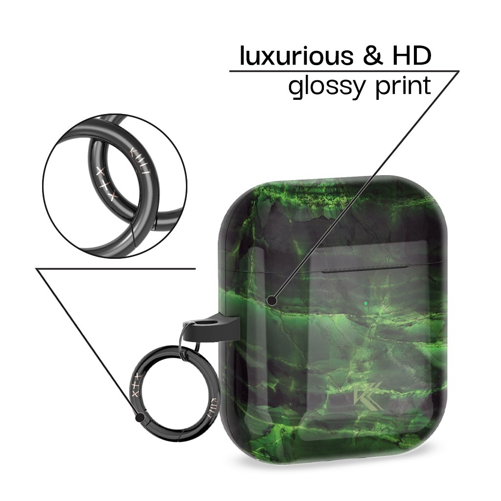 Fierce Peridot AirPods Case