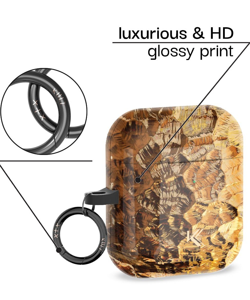 Goldstaub AirPods Hülle