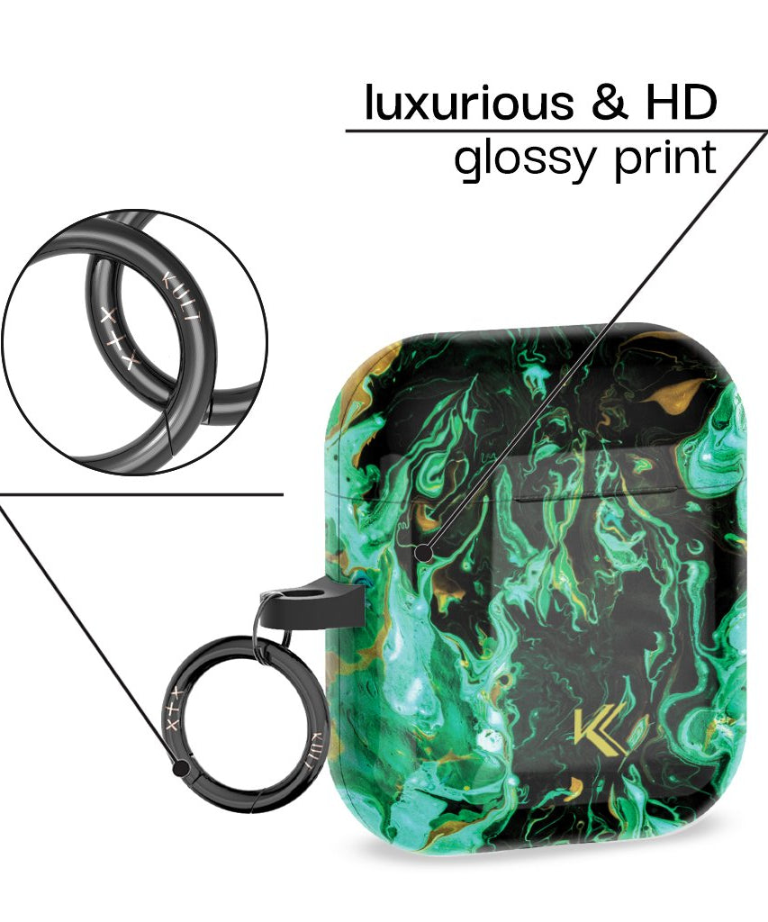 Misty Emerald AirPods-Hülle