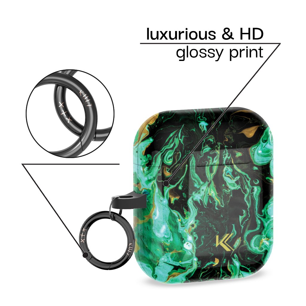 Misty Emerald AirPods Case