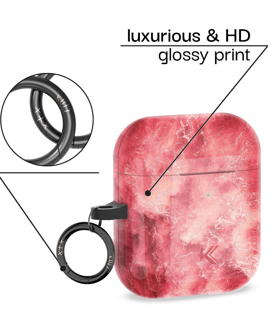 Red Omen AirPods Hülle