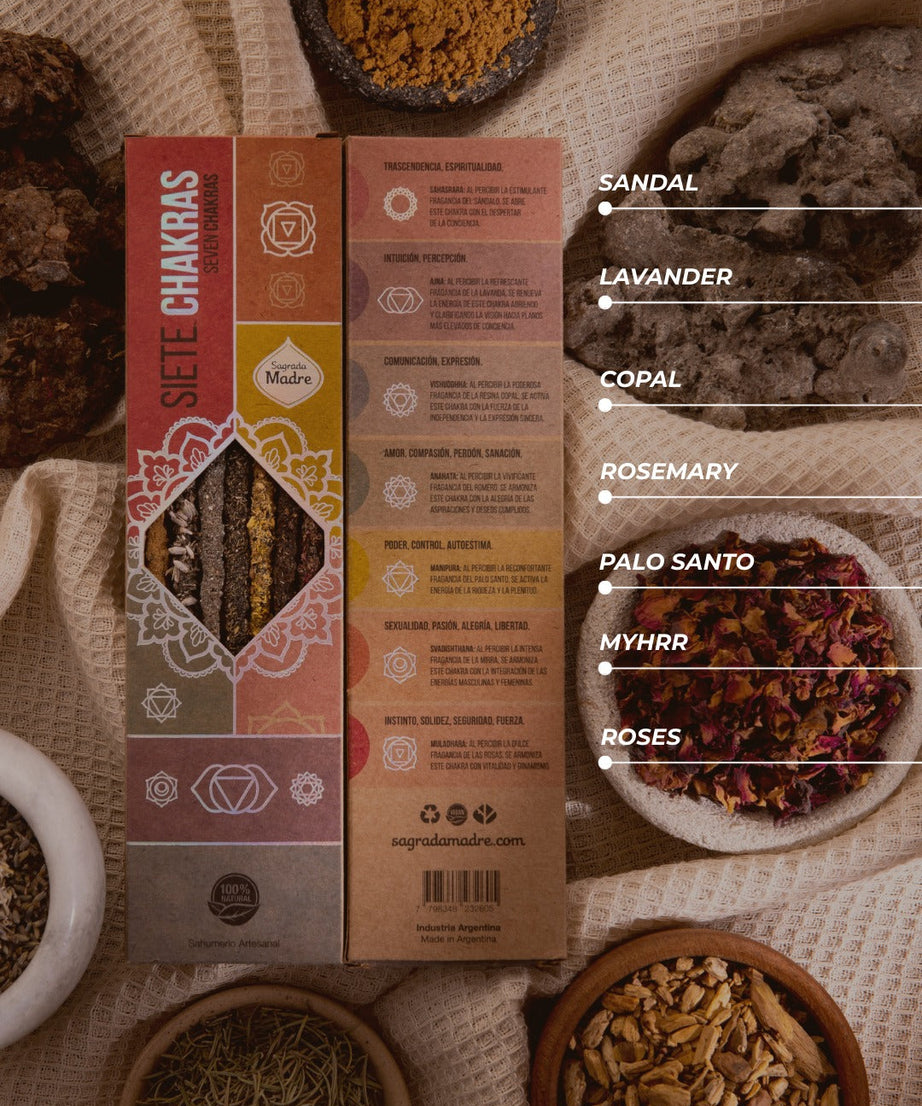 7 Chakra Incense Collection | Variety