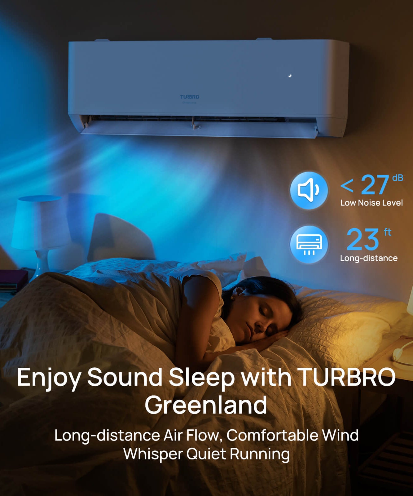 (Open Box) Greenland Single Zone Mini Split AC (R410A)