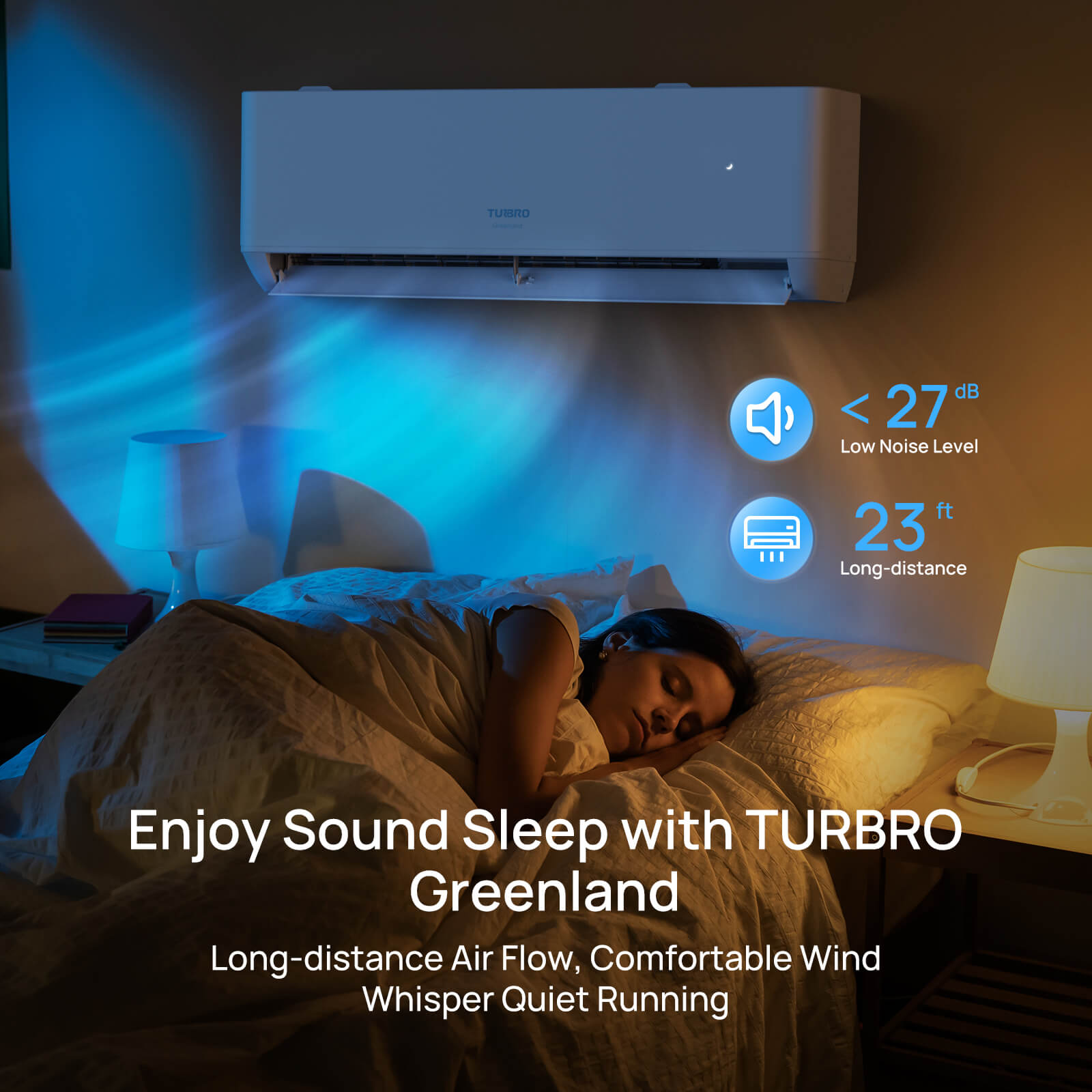 (Open Box) Greenland Single Zone Mini Split AC (R410A)