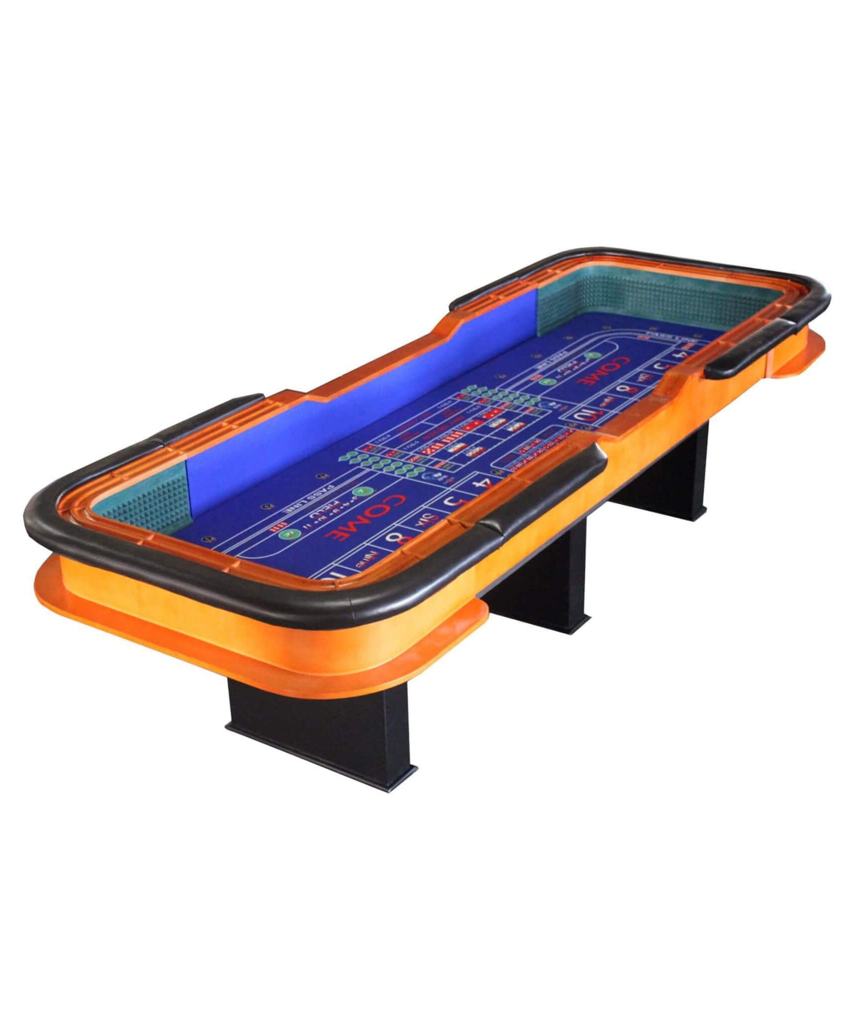 12FT Deluxe Casino Craps Game Table With Full Drink Rail (SAK68021)