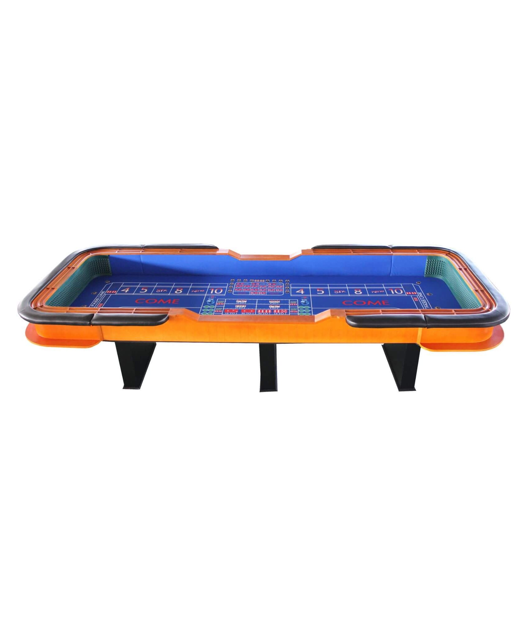 12FT Deluxe Casino Craps Game Table With Full Drink Rail (SAK68021)