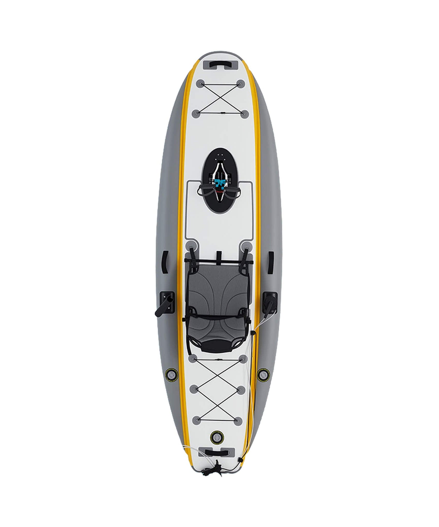 Portable 12FT Lightweight Inflatable PVC Fishing Kayak With Pedal System (SAK64328)