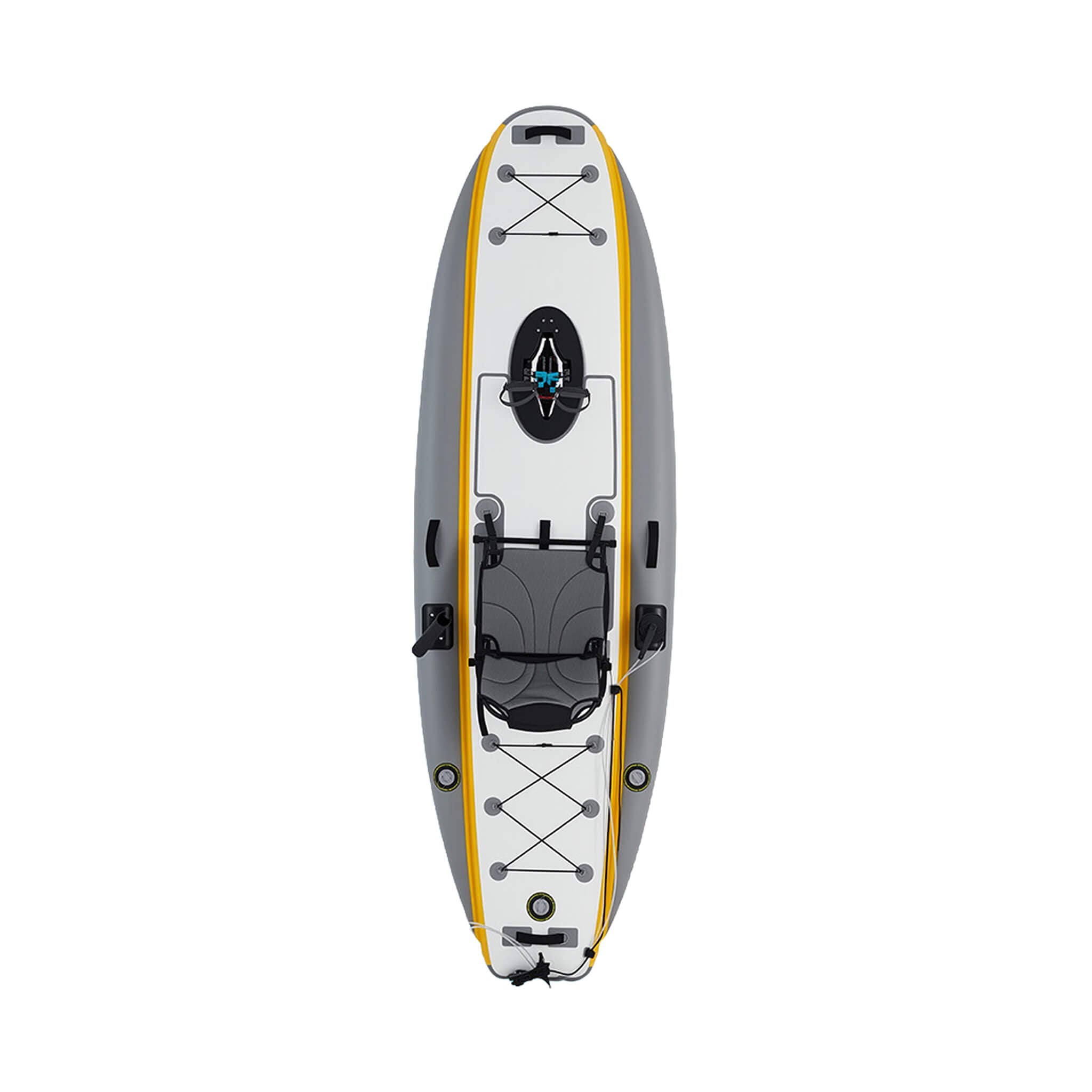 Portable 12FT Lightweight Inflatable PVC Fishing Kayak With Pedal System (SAK64328)